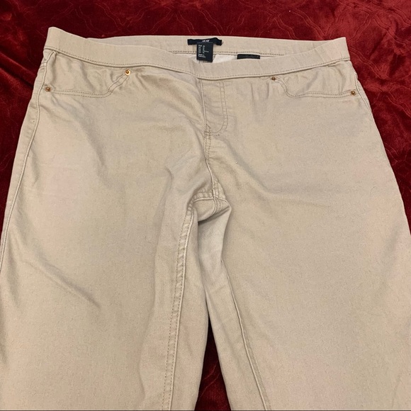 H&M Beige Jeggings - Women's Size 10 - Picture 3 of 14